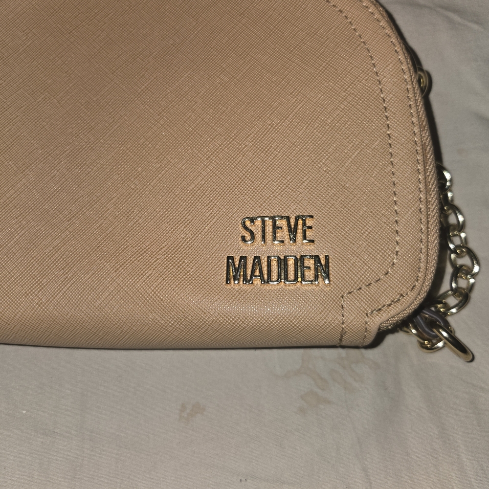 Steve Madden Beige Crossbody Purse